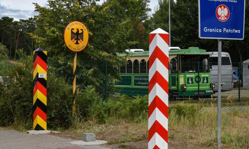 На границе между Германией и Польшей было создано новое совместное подразделение пограничников